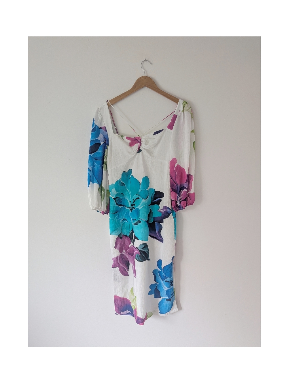 NWT! Anthropologie Maeve Printed Floral Midi Dress - Picture 3 of 9